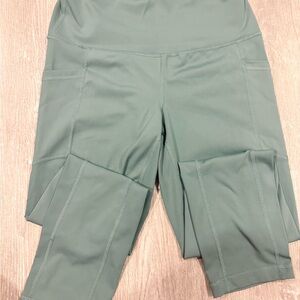 90 Degree By Reflex Green Leggings